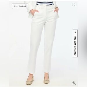 J. Crew Women's Cream Boot Cut Jeans